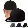 Versatile Unisex Breathable Baseball Cap Solid-Color Hip Hop Snapback Hat Sun Protection Hat  Daily