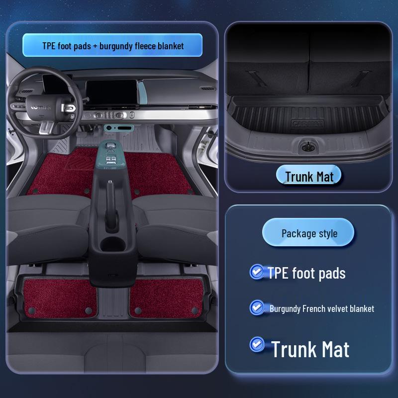 Changan Lumin Nuo Mi Corn Car TPE Foot Mats – Full Interior Carpet Set