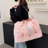Jieying Women's Large Capacity Gym Duffel Bag with Shoe Compartment