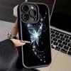 Phone Case for iPhone 17 Air 16E 15 16 Pro Max Beautiful Purple Butterfly Cover 14 Plus 13 12 Mini Soft Shell Silicone Fundas