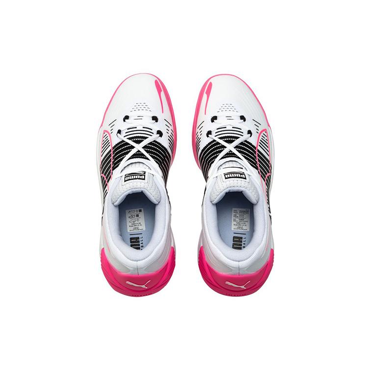 New Puma Fusion Nitro White Black Pink 195514-09