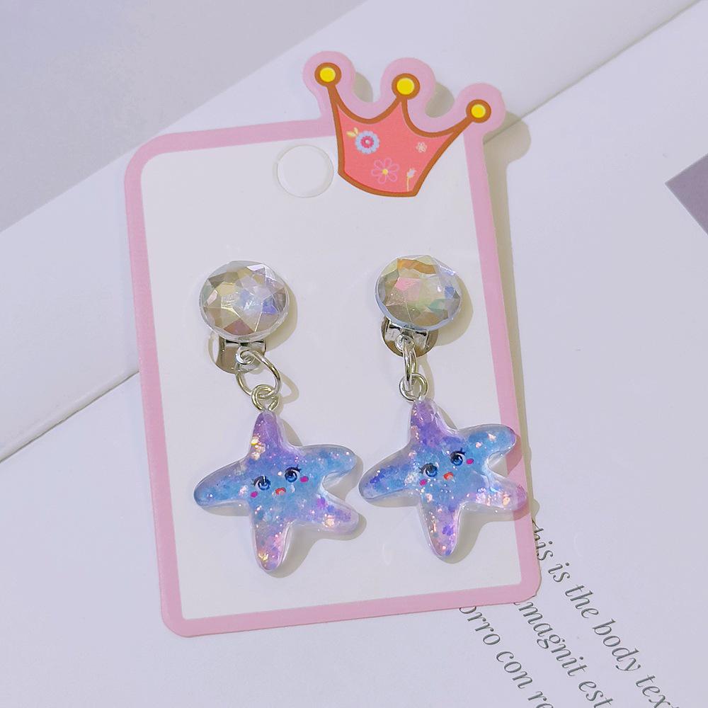Children's and Women's Cute Animal Clip-On Earrings - Pain-Free, Cartoon Style Jewelry