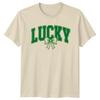 Lucky St Patricks Day Holiday Unisexs TShirt Unisexs Graphic Tee