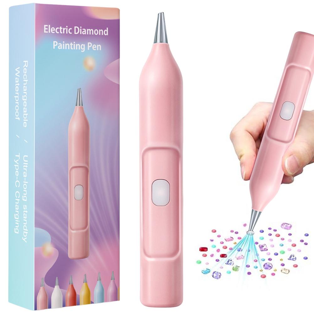 Vacuum Diamond Art Pen Wireless Electric Diamond Art Painting Pen Adjustable Suction Modes Wax-free Diamond Art Accessories Tool