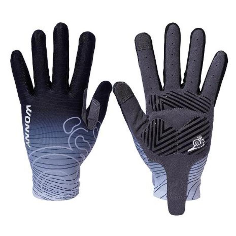WONNY Cycling Gloves Mountain Bike Gloves Biking Gloves for Men Women Outdoor Full Finger Workout Gloves Touch Screen Anti-Slip