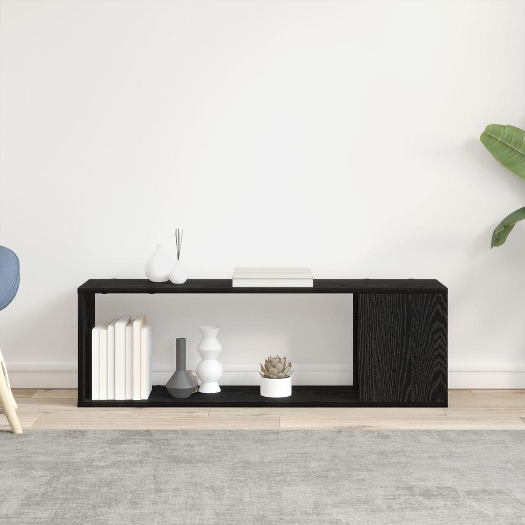 Minimalist creative design TV cabinet for living room with open storage for bedroom and living room, living room display stand 100x24x32 cm