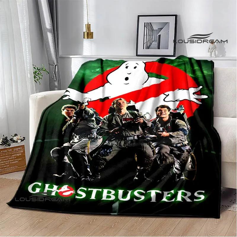 G-Ghostbusters Cartoon-Druckdecke Warme Flanelldecken Weich und Bequem Decke für Zuhause und Reisen Bettwäsche Geburtstagsgeschenk
