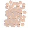 Beech Unfinished Wood Slice DIY Crafts Round Wood Discs Chip Accessory 100pcs x 3 Bags