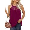 Womens Summer Beach Lace Tank Tops Blouse Holiday Ladies Casual Vest Plus Size