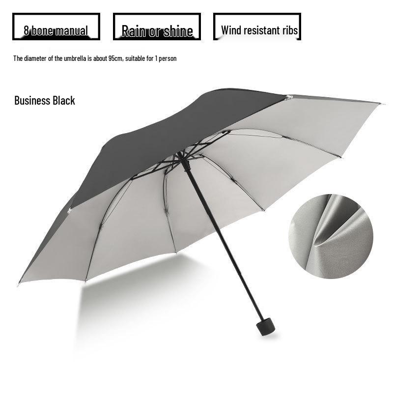 

Large Dual-Use Sun and Rain Umbrella for Two, Anti-UV Protection, Automatic Folding, Suitable for Men and Women. Folding Business Umbrella Series