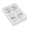 4pcs Dental Matrices Clamp Rings Dental Dam Clamp Barrier Clips Separating Rings Accessory