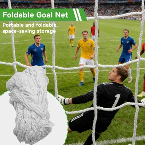 Rete da Porta da Calcio 1,8 x 1,2 m Rete di Ricambio per Allenamento