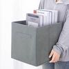 Universal Lidless Foldable Storage Box for Clothes & Toys - Non-Woven Fabric Organizer