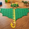 Dinosaur Cape Shiny Costume with Mask Sparkling for Halloween, Kids