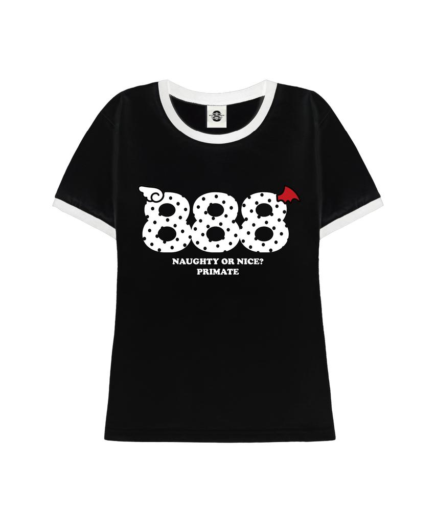 PRIMATE Nn Women'S Slim Fit Ringer Short Sleeve T-Shirt 2 Colors
