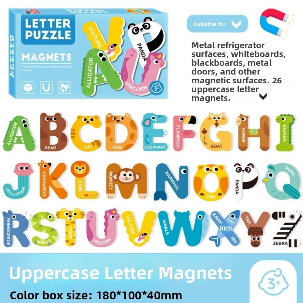 Montessori Fridge Magnets Matching Puzzle Animal Magnets Early Education