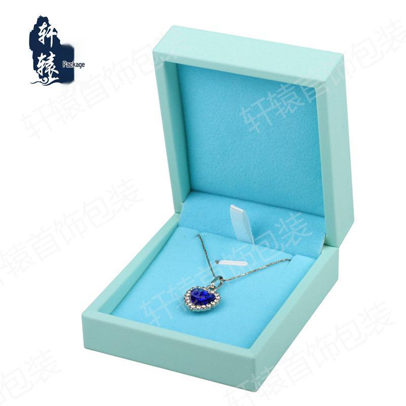 Gold & Silver Jewelry & Cosmetic Box – PU Brushed Pendant, Necklace, & Ring Box
