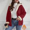 Women's Loose Long-sleeved, Fashionable, Plus-size Warm Cardigan Jacket Top