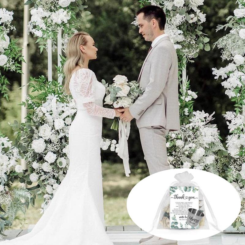 12Pcs Wedding Banquet Gift Small Wine Glass Set Bridal Souvenir Bridal Shower Birthday Event Gift Party Gift