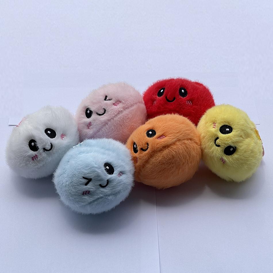 IN Gifts Toy Dumpling Plush Trendy New Style Bag Hanging Cute Simulation Dumpling Plush Keychain Backpack Pendant Cartoon Toy