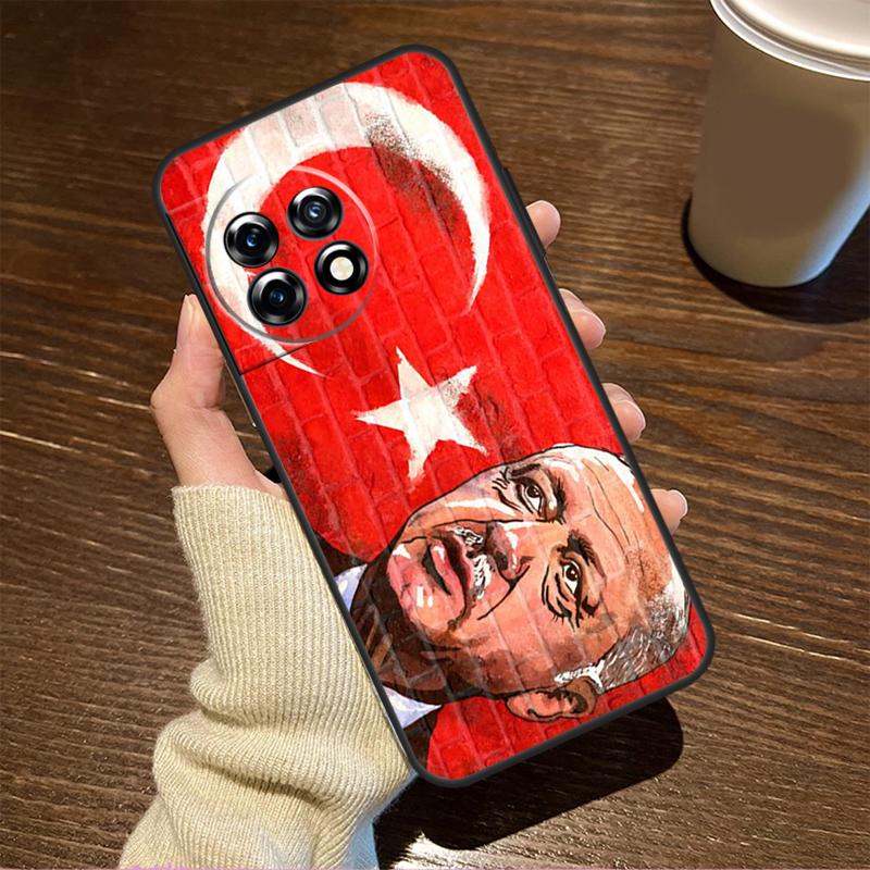 Turkey Recep Tayyip Erdogan Case For OnePlus 13T 10T 8T 10R 13R 15 R 13 12 11 9 10 Pro Nord CE 5 2 3 4 Lite N20 N30 Cover