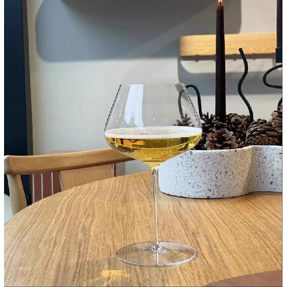 JINYOUJIA Perfect Flawless Quality 590ml Balance Glass Chardonnay White Wine Luxury Crystal Glasses Handmade Zalto Style Goblet