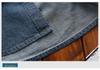 Men's Short Sleeve Casual Denim Shirt 