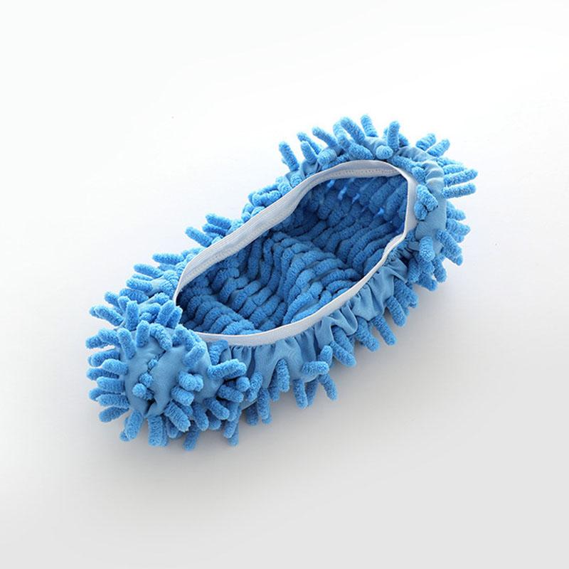 

2 шт. Моющиеся тапочки для ленивых, Нескользящие, Бесшумная обувь для уборки деревянного пола, Практичные аксессуары для домашней уборки