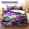 Zamasu Pattern Bedding,Quilt Set Quilt Cover Pillowcase Home Birthday Gift (1 * Duvet Cover + 2 * Pillowcase, Without Core)