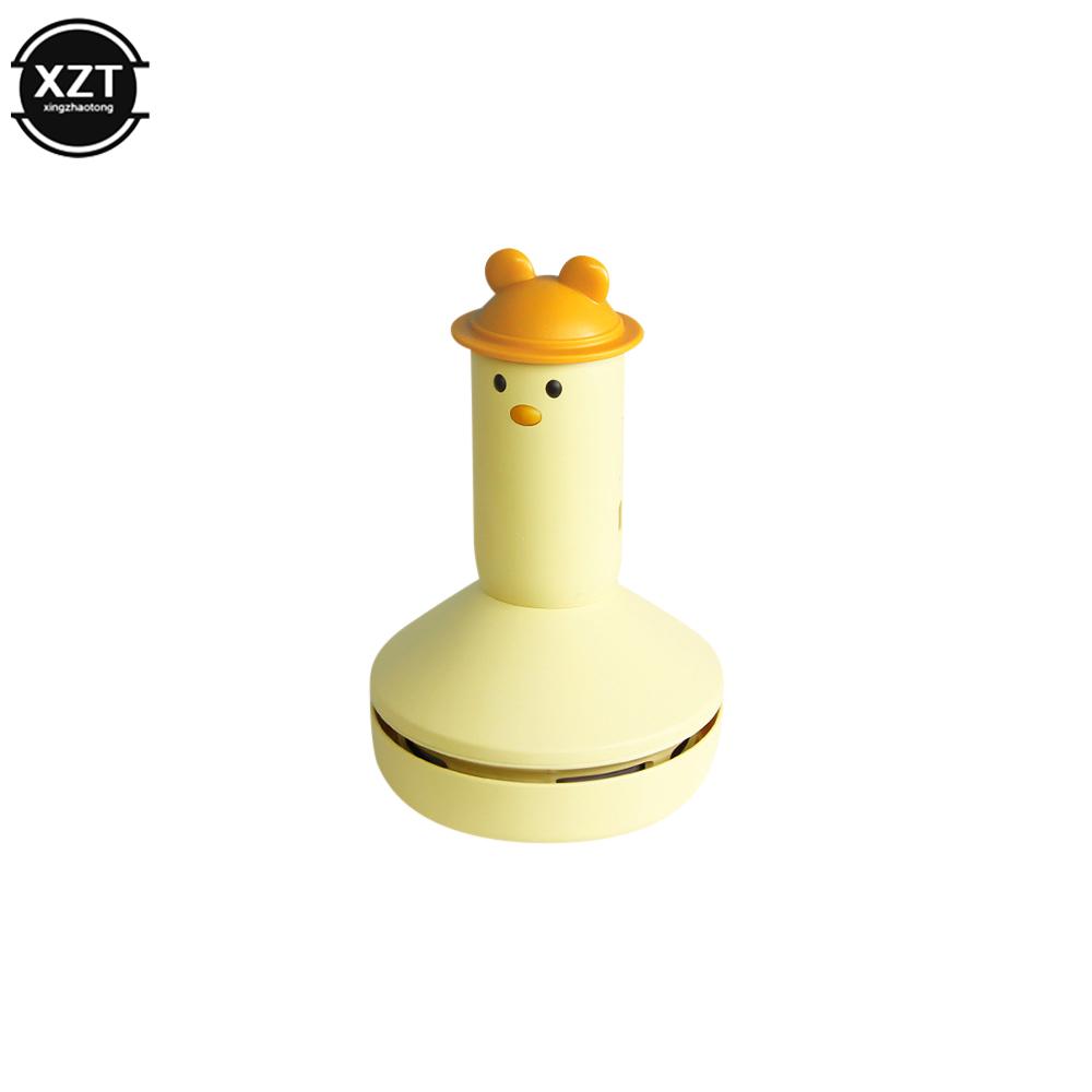 Cute Handheld Desktop Vacuum Cleaner USB Rechargeable Small Mini Cleaner Powerful Portable Automatic Cleaner Car Clean