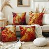 Warm Autumn Maple Leaf Pillowcases: Cozy Fall-Themed Home Decor Pillow Covers