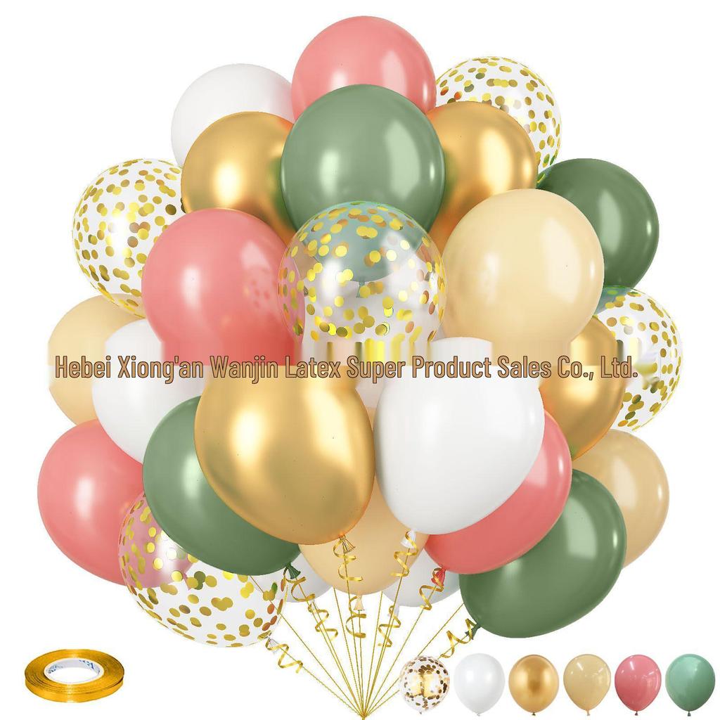 30-Piece Matte Balloon Set for Birthdays and Weddings, Vacuum-Packable