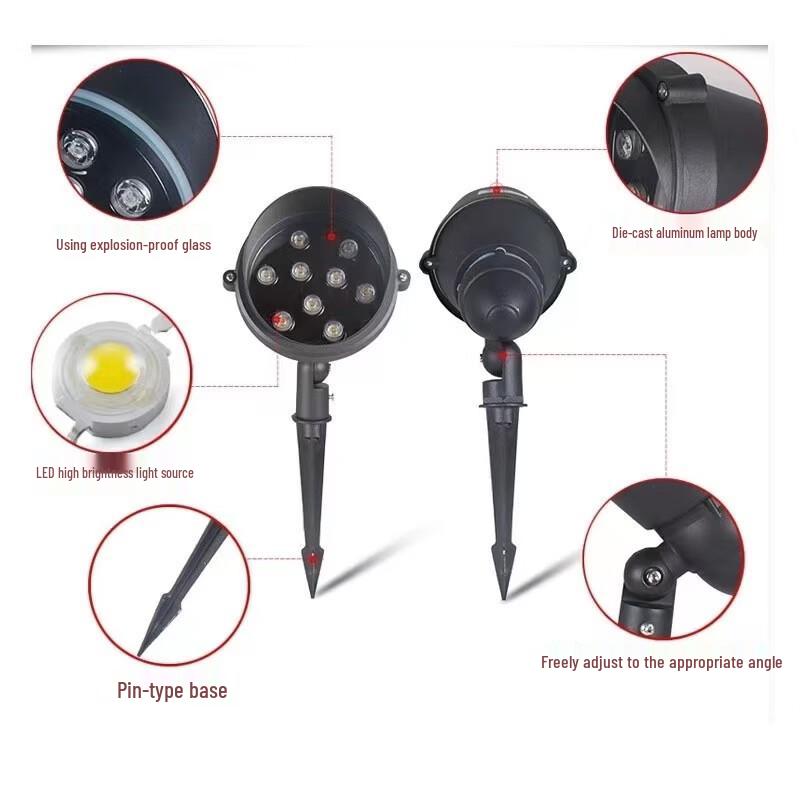 Outdoor RGB Garden Tree Spotlight