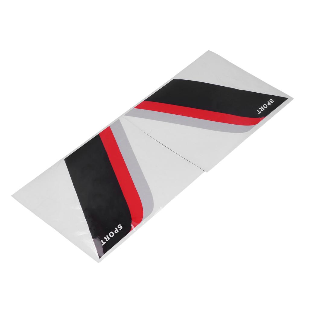 2pcs Car Body Sticker Universal Vinyl Sports Style 3 Colors Waterproof Decorative Stripe Decals for