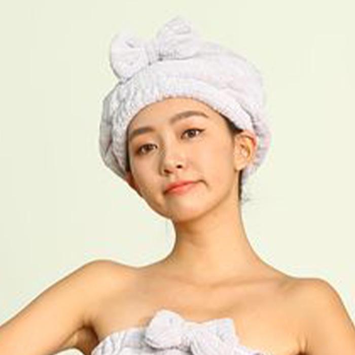 Extra Large, Extra Thick Quick-Dry Women's Hair Towel - Class A Pure Cotton, Absorbent, Head Wrap