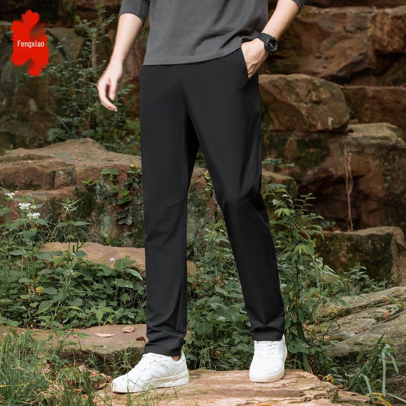 Fèngxiào Men s 3-Proof High-Elastic Outdoor Straight-Leg Pants M