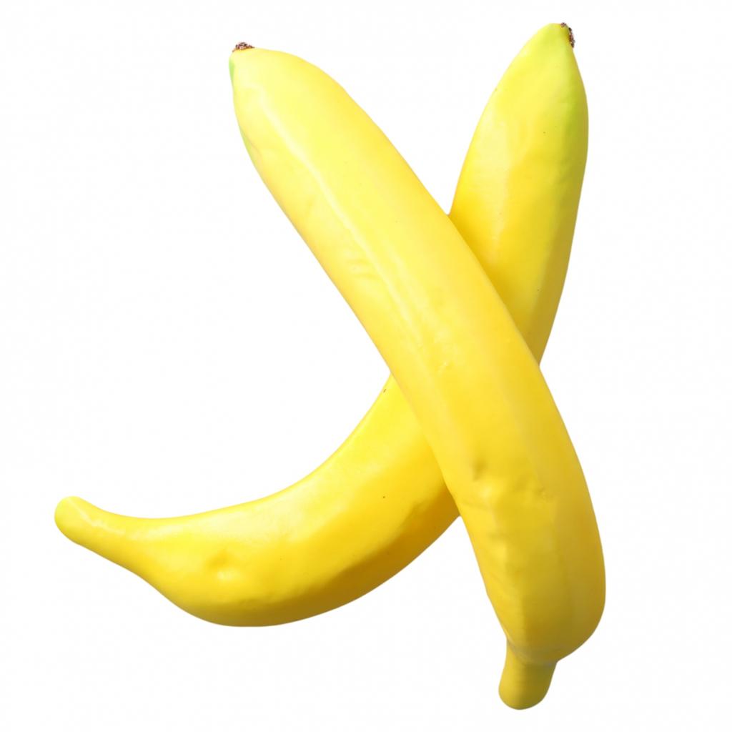 Artificial Bananas Table Display Wedding Decor 2 Piece 20cm