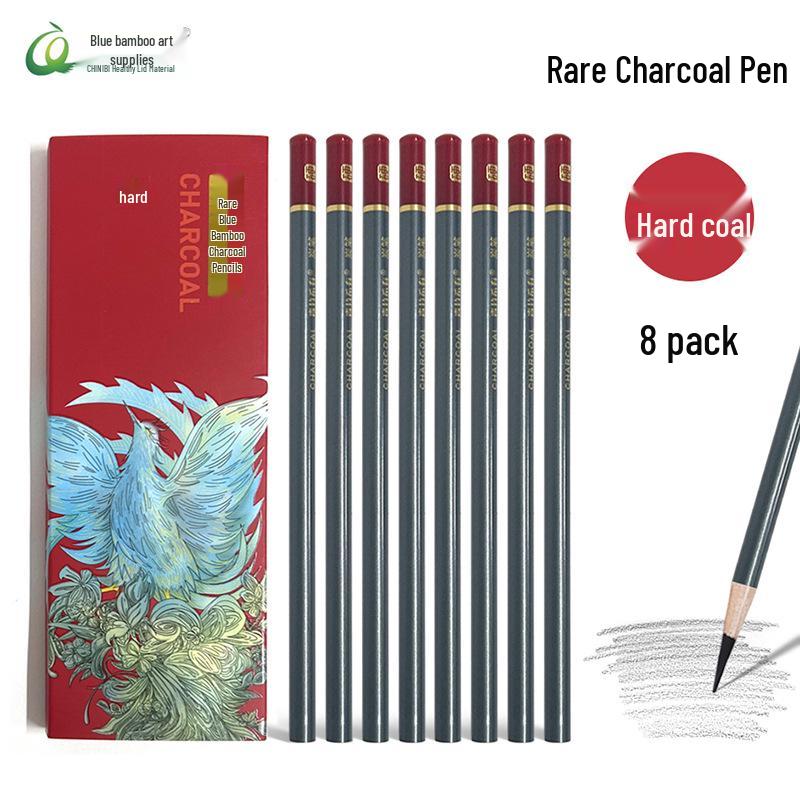 

Blue Bamboo Unbreakable Core Charcoal Pencil - Soft, Medium, Hard, New Model for Speed Sketching
