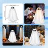 LED String Lights Halloween Ghost Decoration Glowing Effect Light Up Feature Light Up Ghost Decorative Figurine Scary Design