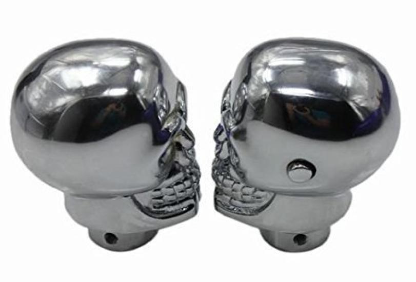 Szmsmy LED Illuminated Skull Shift Skull Skeleton Glow Shift Knob for Manual Transmission Vehicles Knob, (Red)