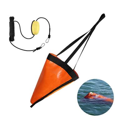 Sea Easy Rope Twisting Parachute Ready To Troll Rubber Sea Bass Mini 30 Feet Towing Rope Line 18 Suitable for Feet Anchor, Retrieval, Prevention,