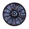 Mixed Color Nail Art Glitter Rhinestone Crystal Gems Jewelry Bead Manicure Decoration Accessories Nail Supplies For Professional