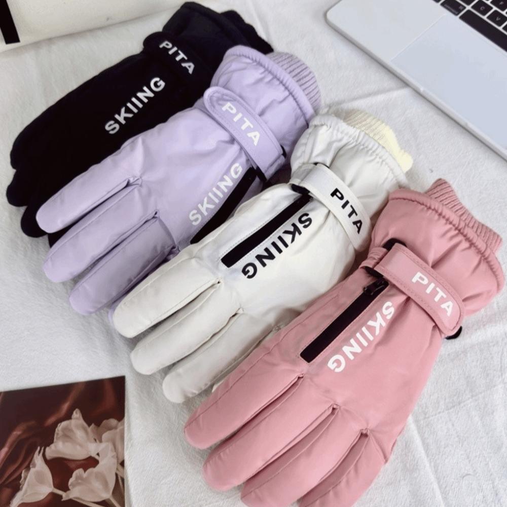 Warm halten Warme Skihandschuhe Touchscreen Winterfäustlinge Neue Verdickte Thermohandschuhe Frauen Mädchen