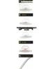 Golf 8 Front Lower Grille Trim for 21 Golf 280T - Center Bumper Accent Strip
