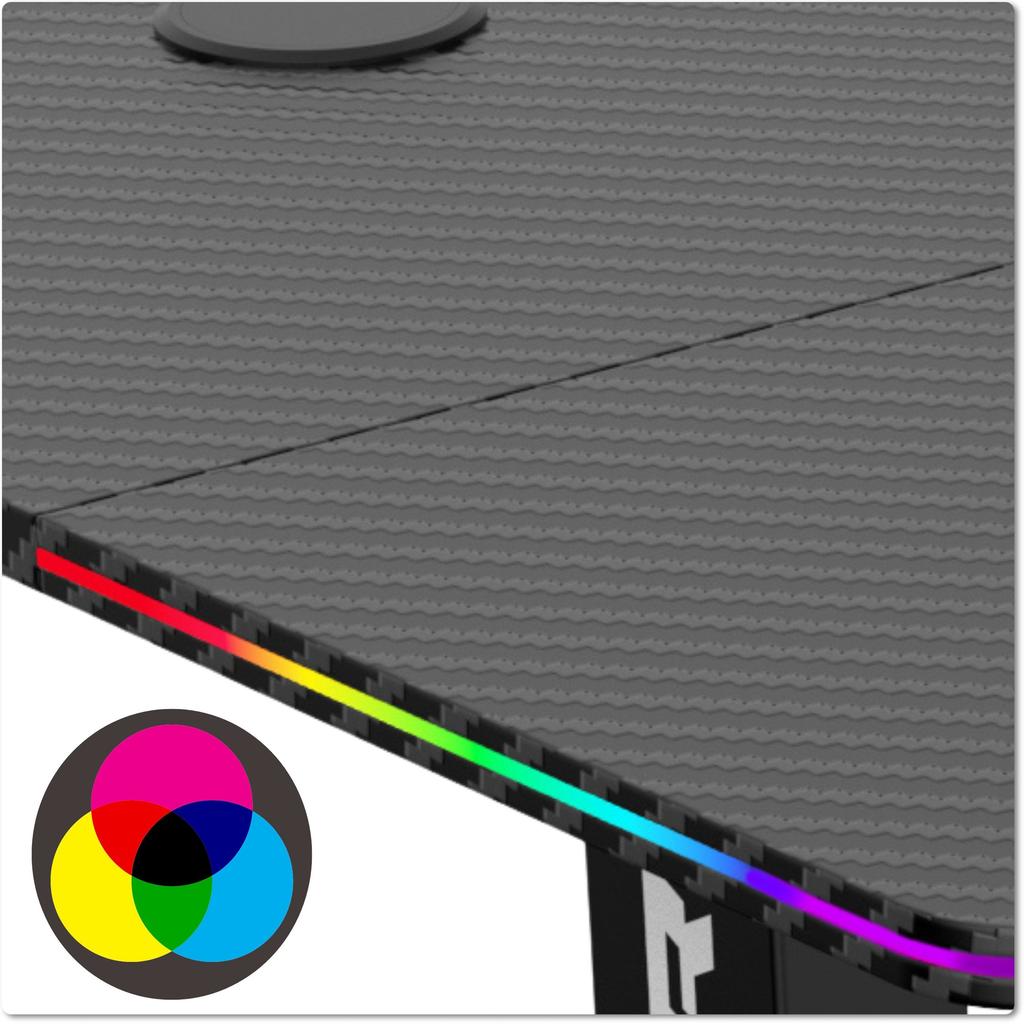 Shadow Gamer Electric Gaming Desk 2.0 LED RGB 120 Cm