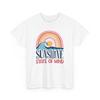 Beach Vibes Shirt | Summer Ocean Waves Tee | Retro Sunshine State of Mind Shirt