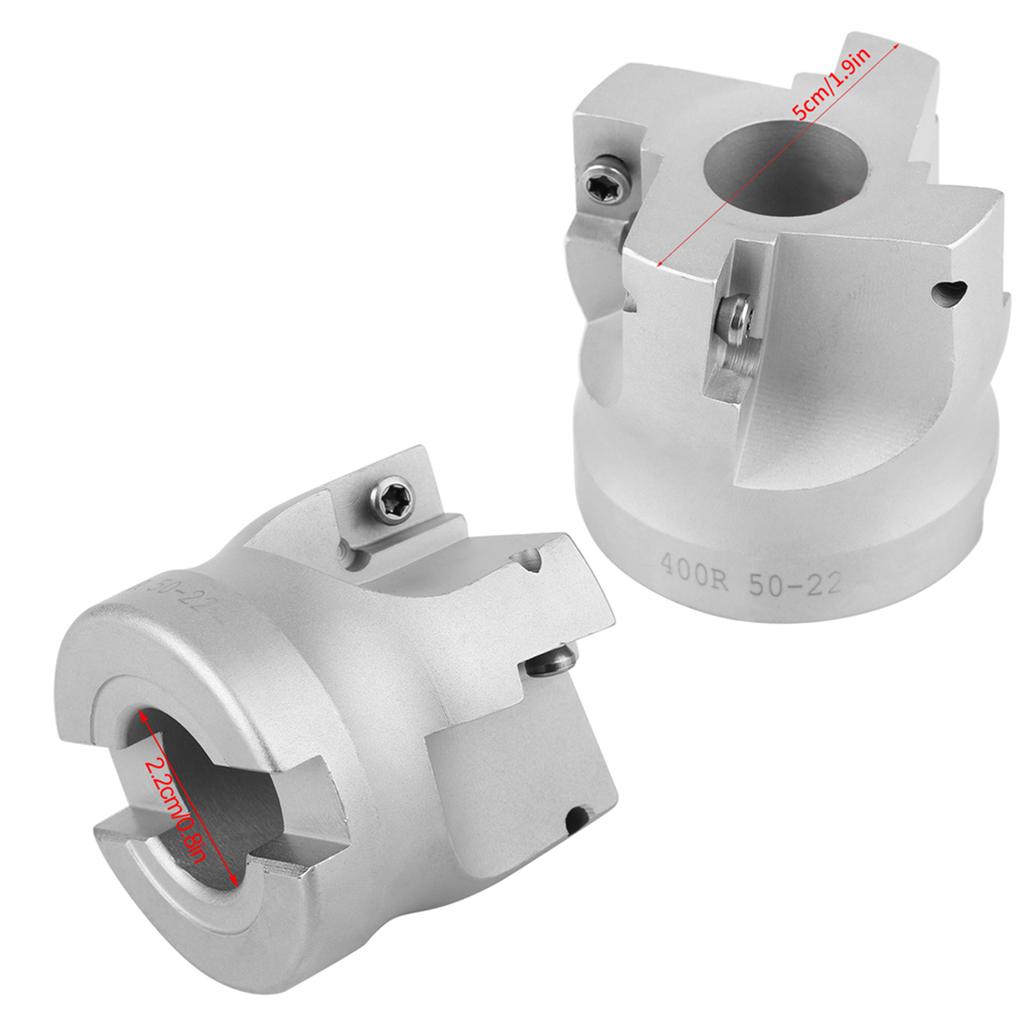 BAP400R 50 22 4T 90 Degree Right Angle Shoulder Face Mill Head CNC Milling Cutter