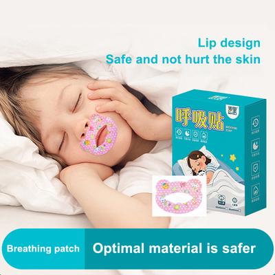 30Pcs/Box Kids Cartoon Anti-Snoring Stickers Sleeping Closed-Mouth Stickers Breathing Correction Patch Shut Up Patch Tape