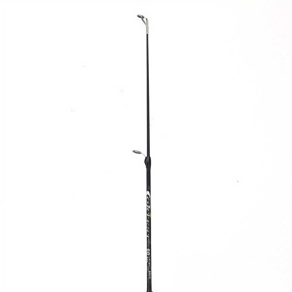 Mini Telescopic Ice Fishing Rod Portable Carbon Fiber River Shrimp Carp Fishing Pole for Winter Fish Rods Tackle 60/80/100cm