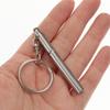 Ciieeo Key Chain Telescopic Pen: Stainless Steel Ballpoint Pens Retractable Pocket Mini Pens Signature Pen with Key Ring for Business Office School
